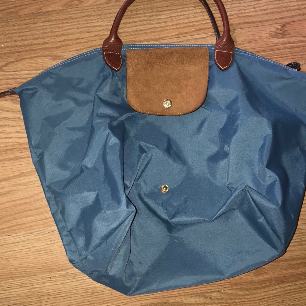 Longchamp blue purse. Great condition